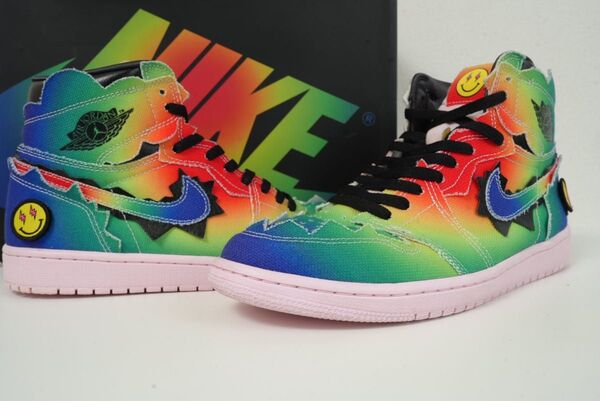 J Balvin × Nike Air Jordan 1 High OG "Rainbow"