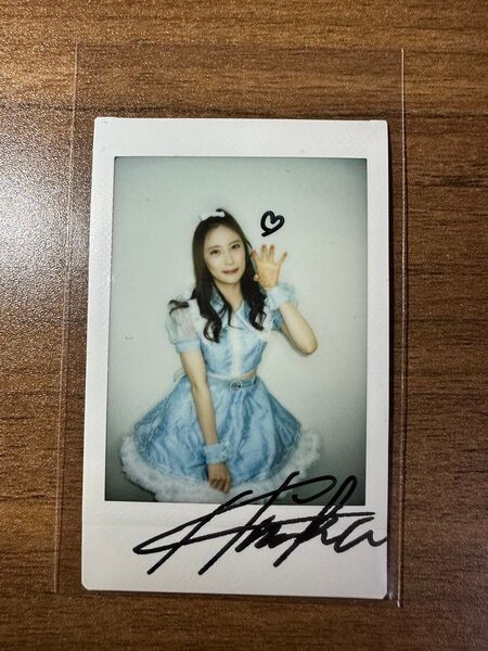 PassCode 大上陽奈子 ひなぽこ 直筆サイン入り チェキ 2022エイプリルフール企画 ひらがなぱすこーど衣装①