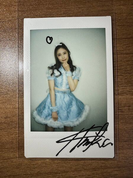 PassCode 大上陽奈子 ひなぽこ 直筆サイン入り チェキ 2022エイプリルフール企画 ひらがなぱすこーど衣装④