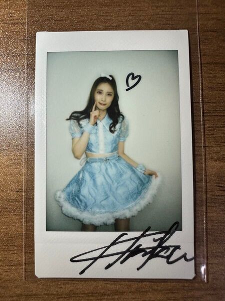 PassCode 大上陽奈子 ひなぽこ 直筆サイン入り チェキ 2022エイプリルフール企画 ひらがなぱすこーど衣装⑤