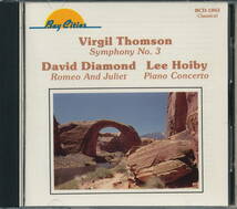 ヴァージル・トムソン Virgil Thomson/ デイヴィッド・ダイアモンド David Diamond/ リー・ホイビー Lee Hoiby　　交響曲／協奏曲_画像1