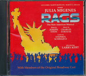 ミュージカル『RAGS』 Original Broadway Cast（Julia Migenes/ Larry Kert 他）、Music by CHARLES STROUSE チャールズ・ストラウス
