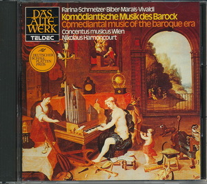 『KOMODIANTISCHE MUSIK DES BAROCK』ウィーン・コンツェントゥス・ムジクス Concentus Musicus Wien/アーノンクール Nikolaus Harnoncourt