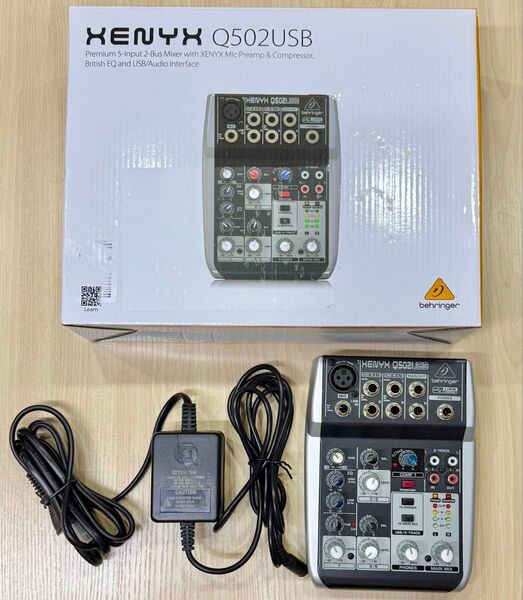 ジャンク Behringer XENYX Q502USB ミキサー オーディオインターフェイス ベリンガー