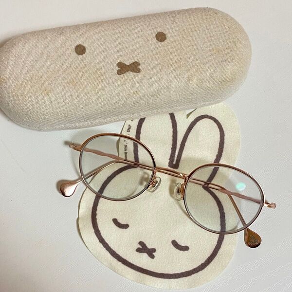 即日発送○JINS×dick bruna うれしいとき コラボメガネ ミッフィー 眼鏡 フレーム 度入り