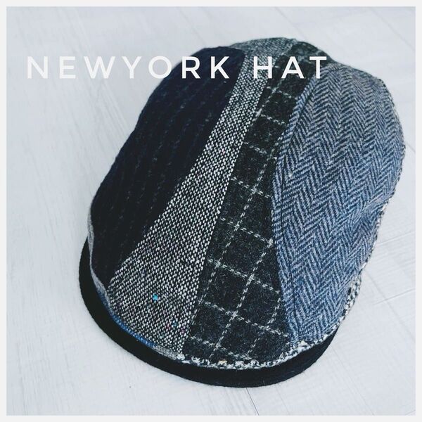 ニューヨークハット New York Hat ハンチング帽 マルチパネル MULTI PANEL グレー S/M アメリカ製
