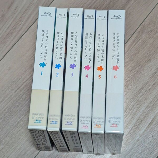 あの日見た花の名前を僕達はまだ知らない。 Blu-ray 限定版全6巻