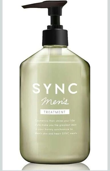 SYNC men 's トリートメント 300ml 無添加 保湿 頭皮ケア コンディショナー