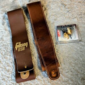 Fender、Gibsonストラップ2点&Scaller Security Locsセット