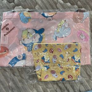 ミスド ポケモン エコバッグ ポーチ 2個セット 未使用