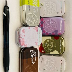 スターバックス ミントタブレット 空き缶7個セット まとめ売り 小物入れ