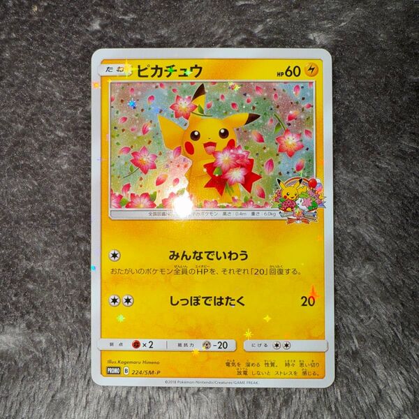 即日発送☆ポケモンカード ピカチュウ プロモ 224/SM-P
