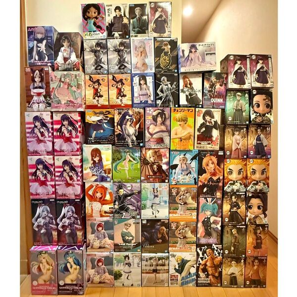 特価 新品 推しの子 ウマ娘 初音ミク 鬼滅の刃 オーバーロード 呪術 SAO サカモトデイズ フィギュア 65個 まとめ売り