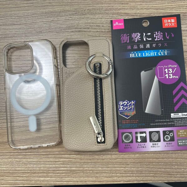 iPhone 13 Pro ケースセット エジュー ejew MagSafe クリア