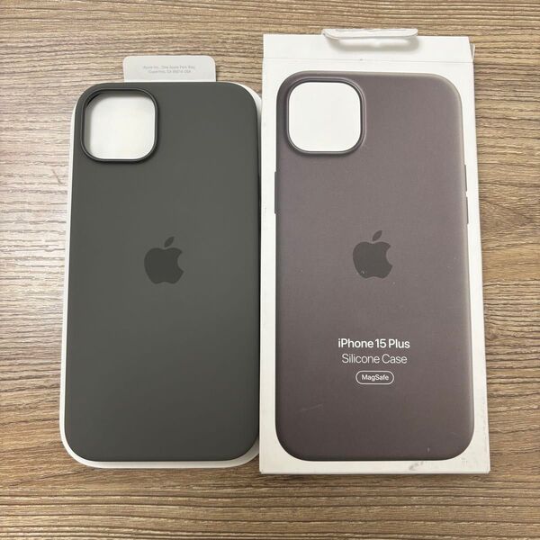 iPhone 15 Plus 純正 シリコンケース クレイ