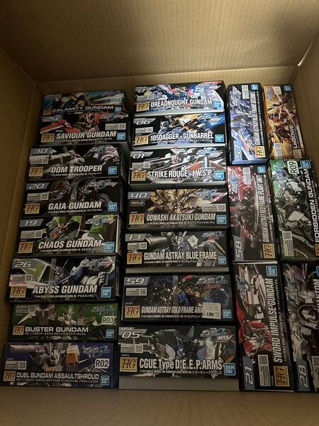 HG 機動戦士ガンダムSEED ガンプラセット21個セット