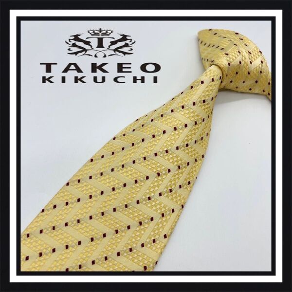 【高級ブランド】TAKEO KIKUCHI タケオキクチ ネクタイ