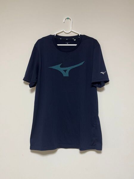 ミズノ Tシャツ ネイビー 2XLサイズ