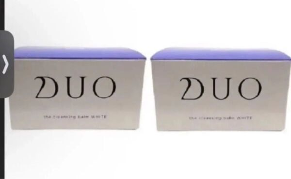 新品 2個 DUO ザ クレンジングバーム ホワイト 美白 90g デュオ 青 クレンジング