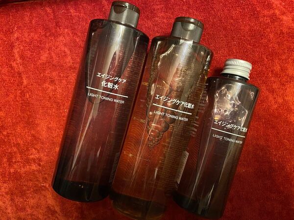 新品 3本 無印良品 エイジングケア化粧水 400ml エイジングケア 化粧水 廃盤 未開封 新品 大容量