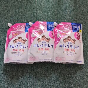 キレイキレイ 薬用 泡 ハンドソープ シトラスフルーティの香り つめかえ 450ml ×3個