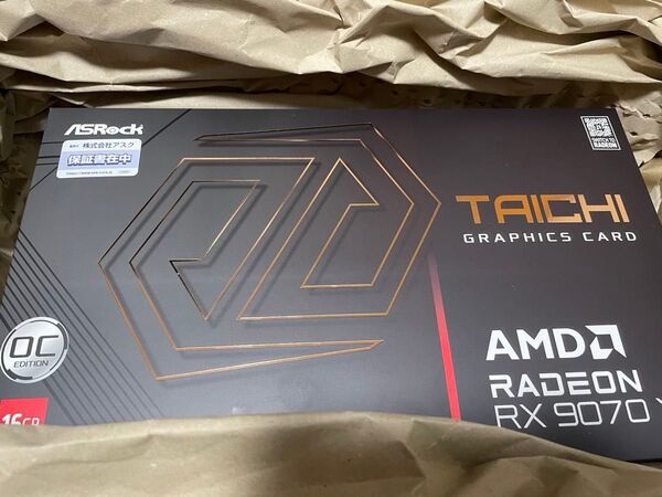 【中古】 AMD ASRock RADEON RX9070XT TAICHI 16G OC