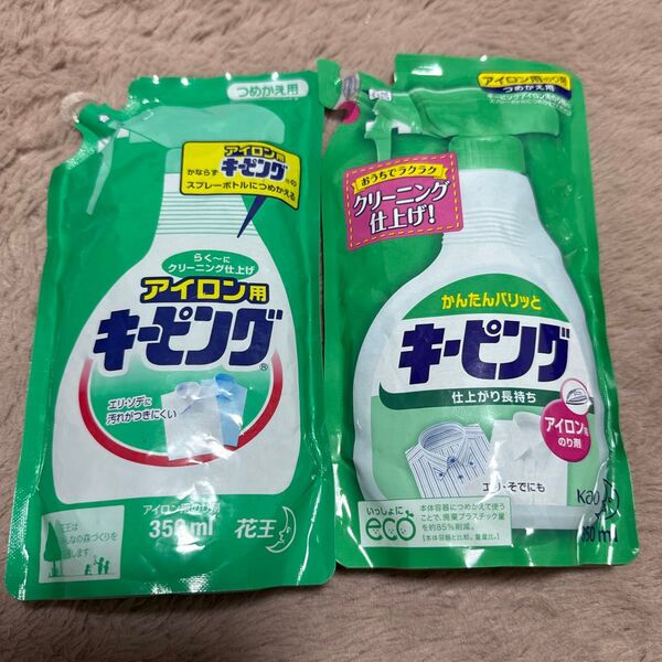 キーピング アイロン用のり剤 つめかえ 350ml 2個組み