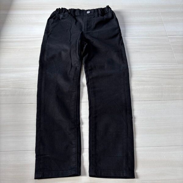 ユニクロ 黒いウエストゴムパンツ 120cm