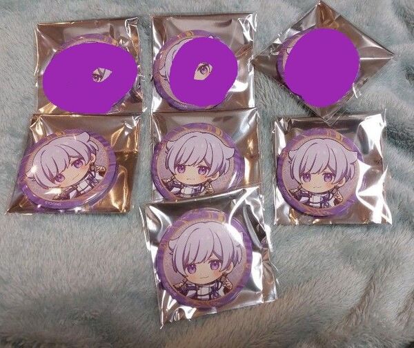 【開封のみ】いれいす 初兎くん デフォ缶バッジ 4個セット