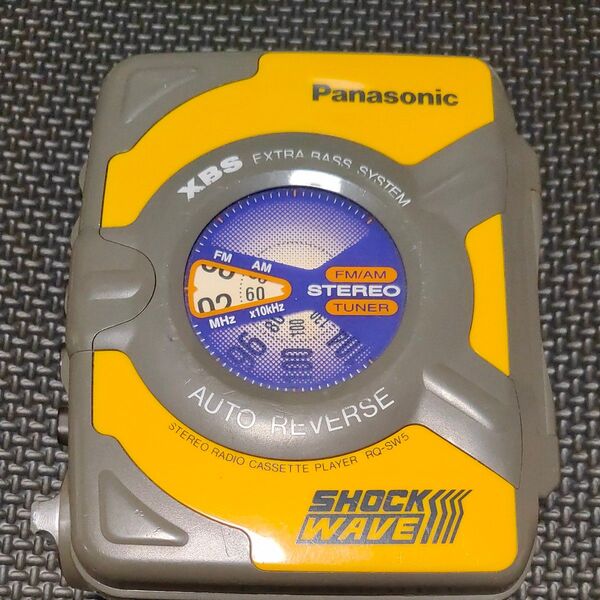 Panasonic RQ-SW5 shock wave カセットプレーヤー ジャンク パナソニック