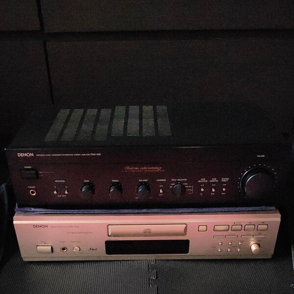DENON PMA-390 DCD-755II デノン ジャンク品 プリメインアンプ 2台 セット