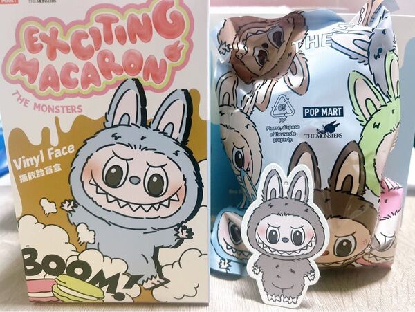 POP MART THE MONSTERS Exciting Macaron Sesame Bean LABUBU ラブブ