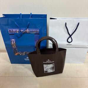 ヒルトン 紙袋2枚とトートバッグ1個 計3点セット