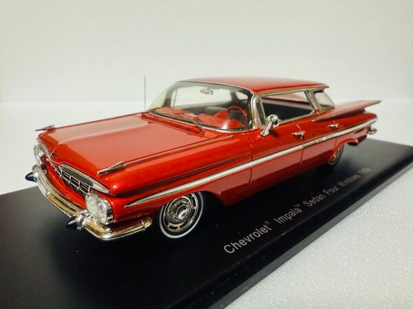 Sparkスパーク/'59 Chevyシボレー Impalaインパラ Sedanセダン 1/43 絶版
