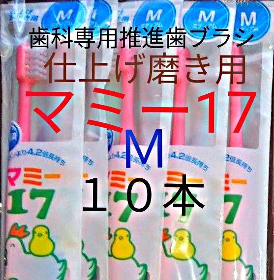 マミー17 M 10本 仕上げ磨き用 歯科専用推進歯ブラシ お値引き中! ※ クーポン使って更にお買得に ! ※