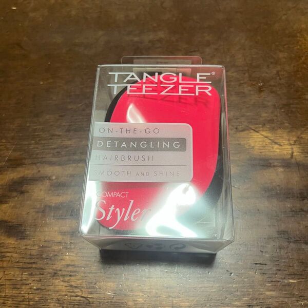 TANGLE TEEZER タングルティーザー COMPACT STYLER コンパクトスタイラー ピンク&ブラック ヘアブラシ