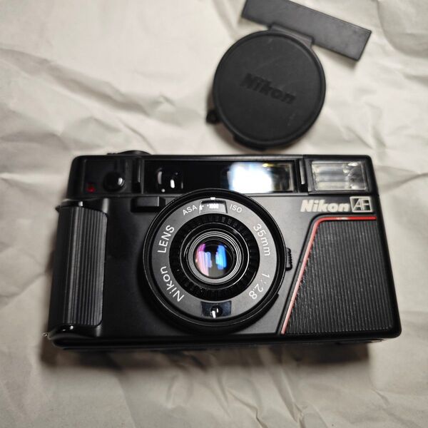 完動美品 Nikon L35AF 35mm F2.8 ピカイチ ISO1000 コンパクトフィルムカメラ