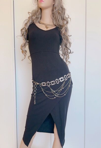 d.i.a.☆sexy背中クロス開きワンピース