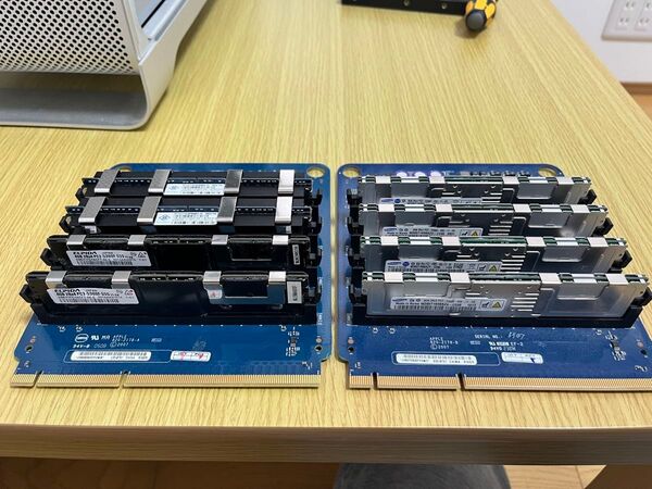 Mac pro early 2008 メモリ 合計 42GB