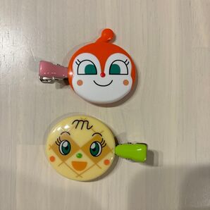 アンパンマン ヘアクリップ ドキンちゃん メロンパンナ
