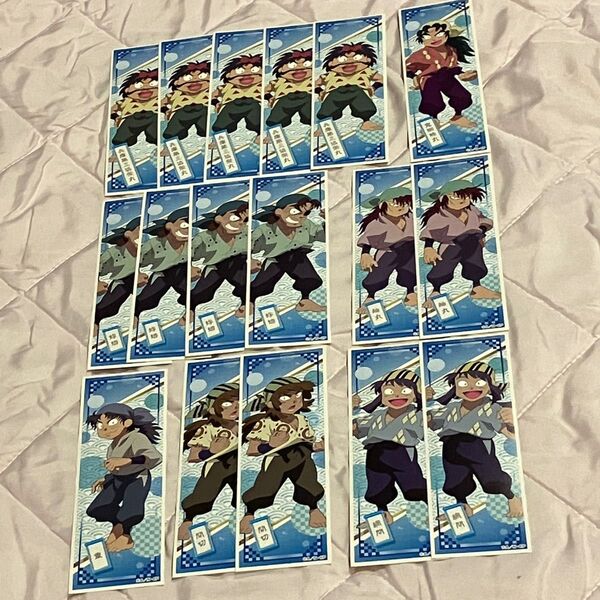 忍たま乱太郎 兵庫水軍 ロングステッカー まとめ売り