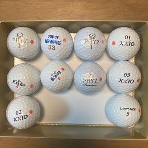 ゴルフボール10個(美品5個)