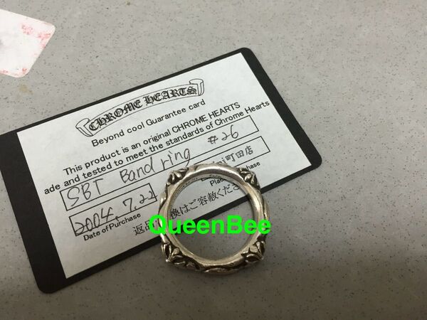 クロムハーツ SBTバンドリング Chrome Hearts 指輪 26号 BWL A&G Tiffany シルバー925 限定
