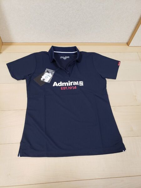 新品 Admiral アドミラル ゴルフ ウェア ポロシャツ レディース Mサイズ