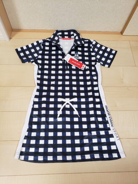 新品 マリクレール ゴルフ ウェア ワンピース レディース Mサイズ