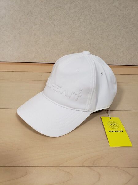 新品 VIVA HEART ビバハート ゴルフ キャップ 帽子 レディース ホワイト