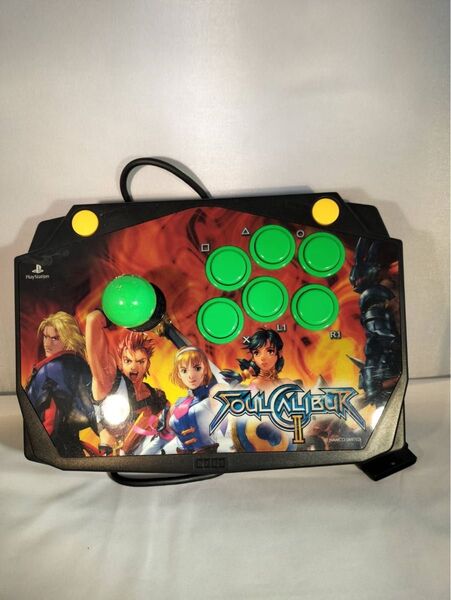 HORI PS2 ソウルキャリバーⅡ ソウルキャリバー2 アーケード風 スティック型 コントローラー 動作品 PS2