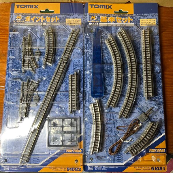 TOMIX ミニレールセット基本セット(MA)ポイントセット(MB)