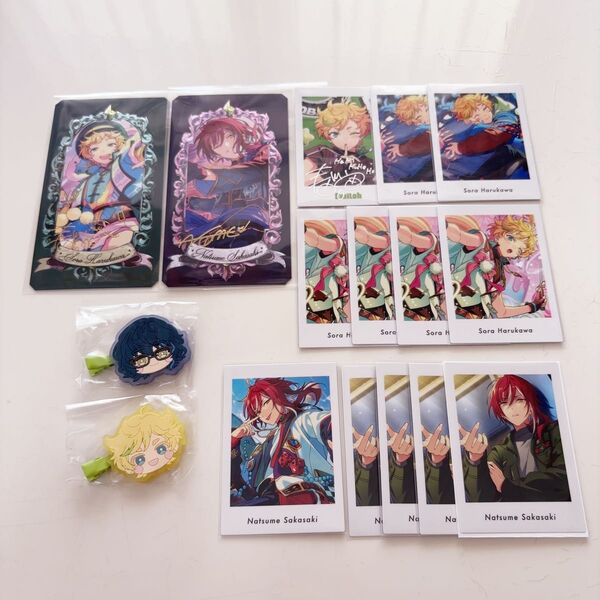 あんスタ switch ぱしゃっつ 前髪クリップ ミュージアムカード 春川宙 逆先夏目 青葉つむぎ