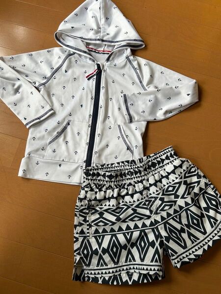 男の子 ラッシュガード プール 水着セット